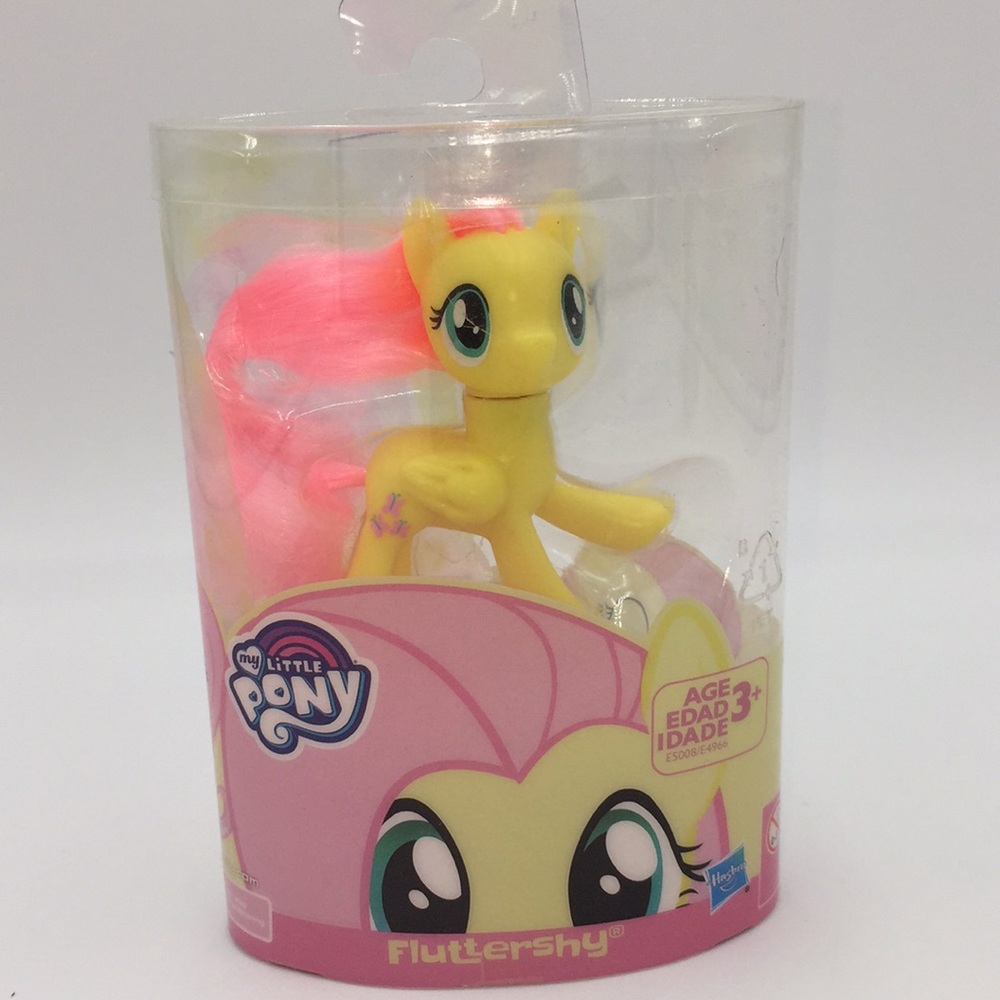My Little Pony MLP Fluttershy Yellow Pink Hasbro New
